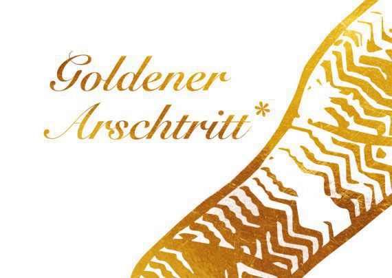 Leitmotiv Goldener Arschtritt des 12. INA Awards