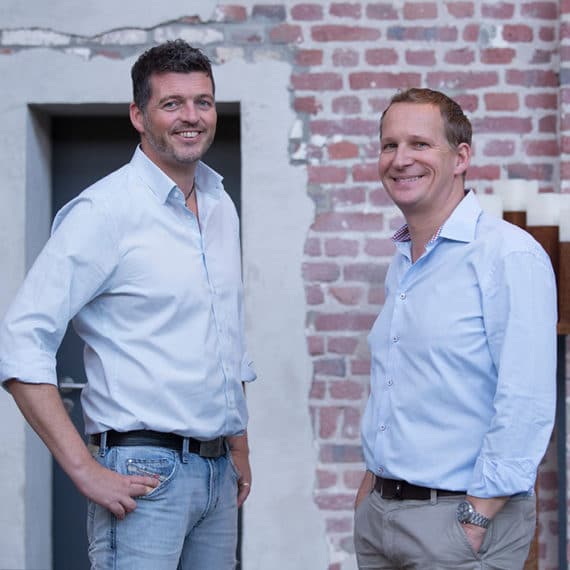 Björn Christoffer, Key Account Director der Lieblingsagentur (l.), und Andreas Bauer, Geschäftsführer von Visionary Minds und der Lieblingsagentur.