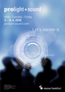 Plakat der Prolight + Sound