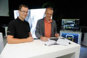 Tobias Stumpfl CEO AV Stumpfl und Hubertus Beckmann Technical Director LANG AG