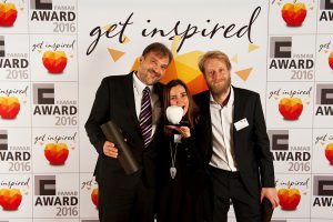 Insglück gewinnt den weißen Apfel beim Famab Award