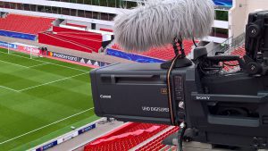 Sony Equipment in der BayArena Leverkusen