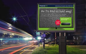 Mediakampagne von Freenet TV