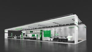 Messestandkonzept von Uniplan für die Schaeffler Gruppe