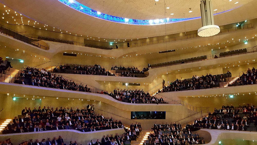Der Große Saal in der Hamburger Elbphilharmonie