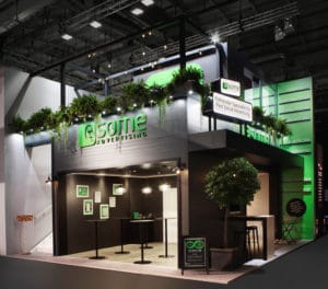 Artlife realisierte den Messestand für Esome Advertising auf dem „Online Marketing Rockstars Festival“ (OMR).