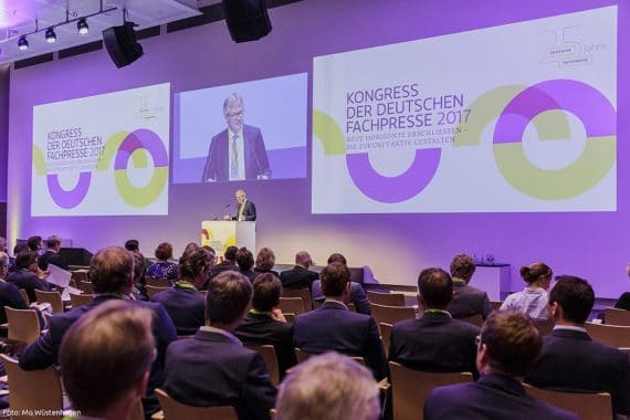 Kongress der Deutschen Fachpresse 2017 am 17.05.2017 in Frankfurt/Main