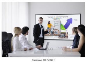 Panasonic präsentiert neue Reihe interaktiver Whiteboard Displays