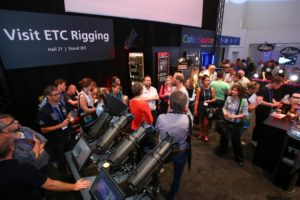 Stand auf der Stage Set Scenery