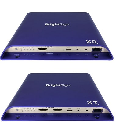BrightSign zeigt neue Mediaplayer XD4 und XT4