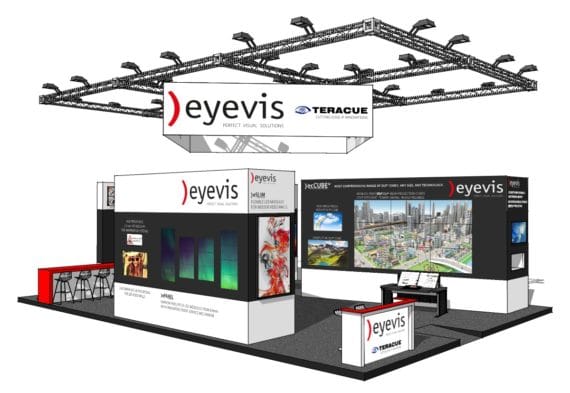 Eyevis Stand auf der ISE 2018