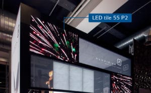 LED tile 55 P2 von Aluvision