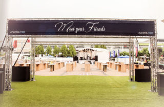 Abendevent in der Messe Frankfurt auf der Achema 2018