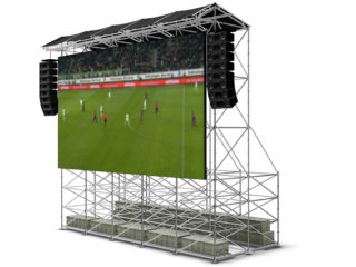 Videowand-System von Layher