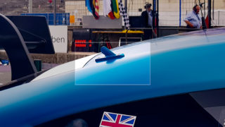 Pidso Antenne am Rennwagen bei der DTM