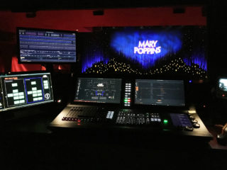 Eos-Konsole bei der Musical-Produktion "Mary Poppins" im Theater an der Elbe in Hamburg