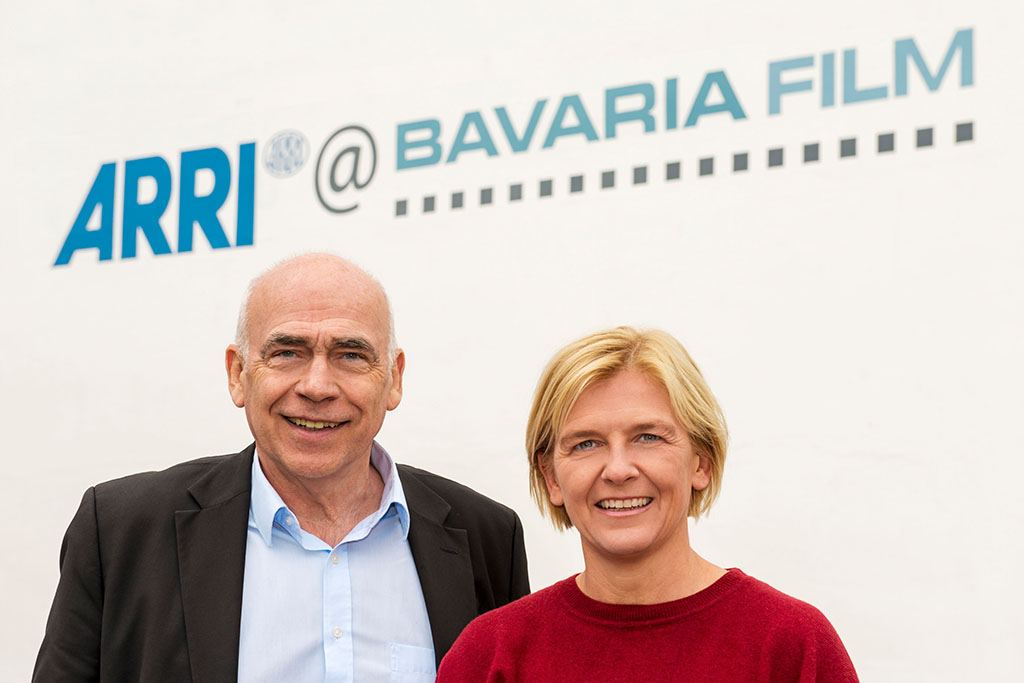 Martin Schwertführer und Renate Scheliga von ARRI Media