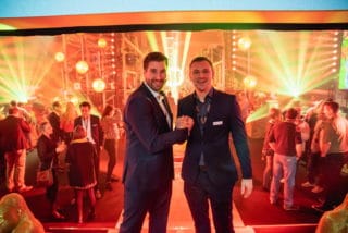 Patrick Ackermann (l.) und Alexander Schad (r.)