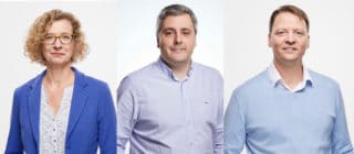 Claudia Nowak, Phil Myers und Jamie Dunn