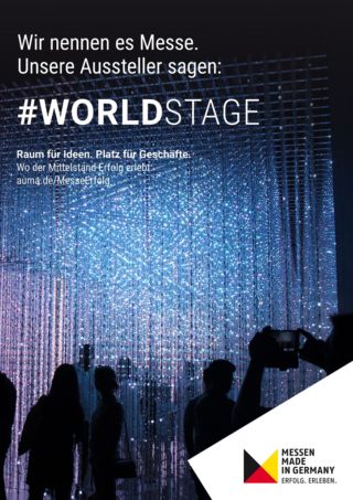 #MesseErfolg - Motiv Worldstage - Deutsch - JPG