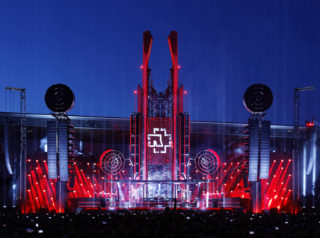 Rammstein-Bühne bei der Stadion-Tour 2019