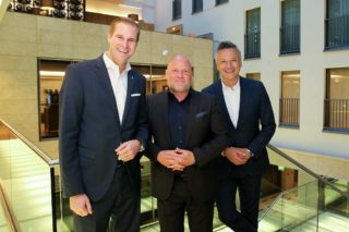 v.l.n.r.: Oliver Büscher, Kai Portmann und Cristián Gálvez