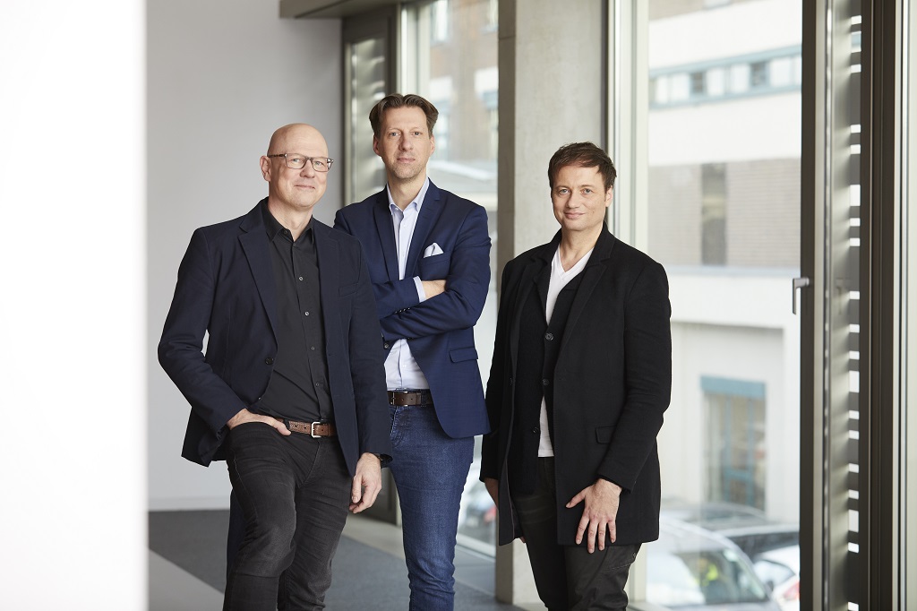 v.l.n.r.: Christian Zimmermann, Rüdiger Maeßen und Andrew Berglund