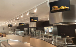 Digital Signage im Schnellrestaurant