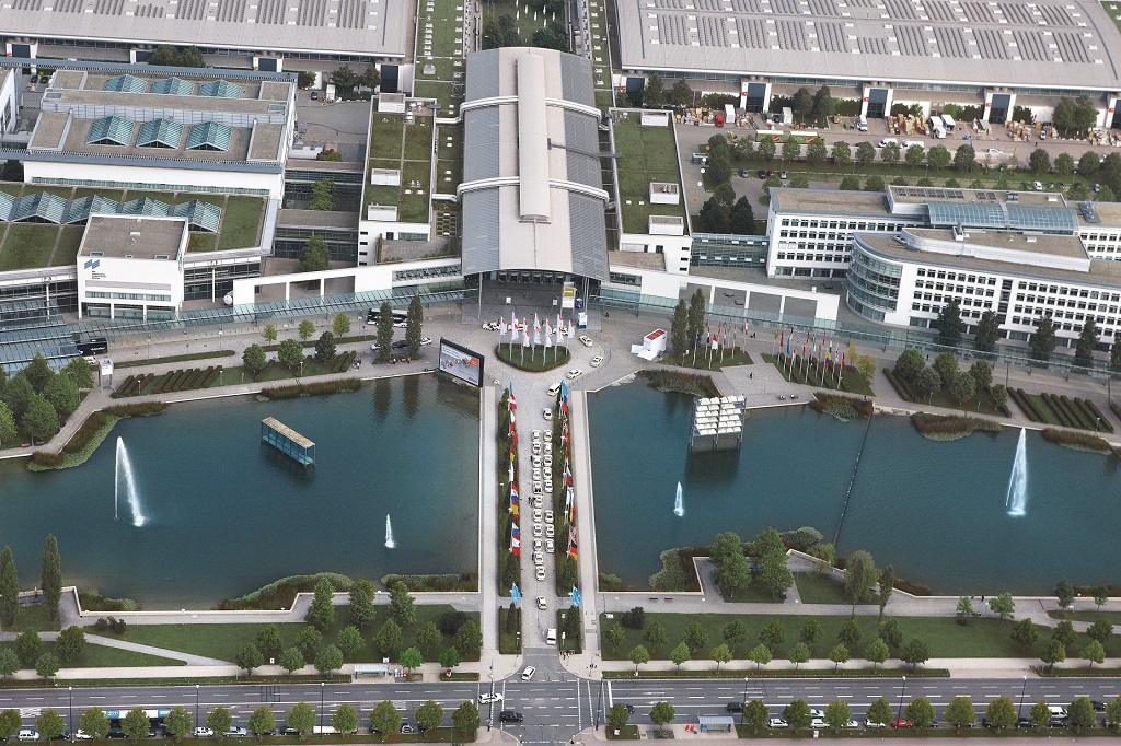 Messe München_Luftaufnahme