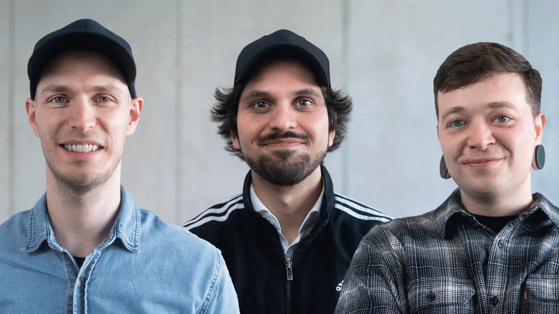 (v.l.n.r.): Thomas Toth, Konstantin Boukouras und Tomasz Wojcik 