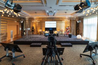 Streaming-Studio im Atrium Hotel Mainz (WorldHotels Collection)