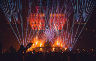 Lichtshow bei Illenium Konzert