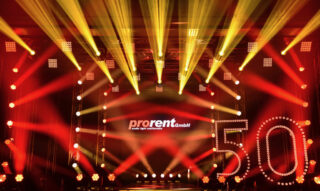 Rotes Bühnenlicht von Robe