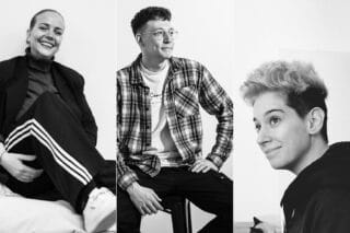 Katja Ellrodt-Stich (l.), Leo Monnerjahn und Katharina Kraemer