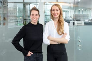 Anna Ackermann (l.) und Katharina Kübler