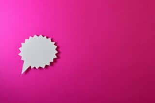 Dialog-Sprechblase-Austausch