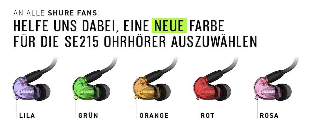 Shure SE215 In-Ear-Kopfhörer