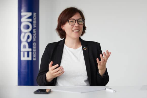 Leonie Sterk, Nachhaltigkeitsmanagerin bei Epson Deutschland
