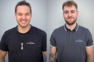 Fabio Schiffbauer (l.) und Alex Möller