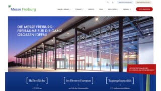 Webseite Messe Freiburg