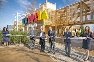 Eröffnung des Deutschen Gartens auf der Floriade Expo 2022 in Almere