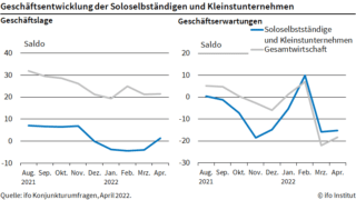 Geschäftsklima für Soloselbständige und Kleinstunternehmen