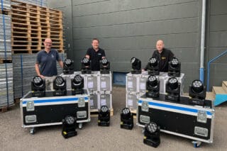 Claypaky Mini-B WWs aufgestellt