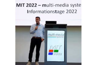 Klaus Peterlik, Vorstandsvorsitzender der multi-media systeme AG bei der MIT 2022