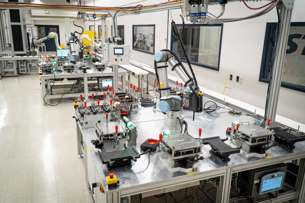 Christie-Produktionsstätte mit Robotik
