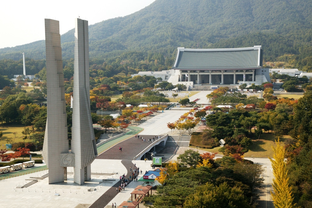 Independence Hall of Korea von oben