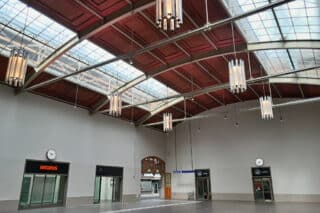 Renkus-Heinz Iconyx-Compact-Lautsprecher am Basel SBB