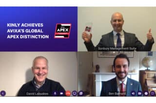 Kinly-Mitarbeiter erhalten APEx-Akkreditierung