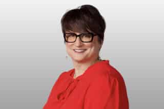 Porträt von Karon Evanoff, Senior Vice President, Global Operations bei Q-SYS