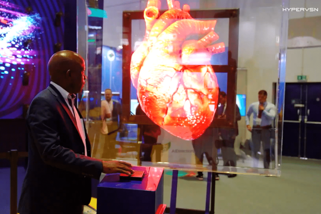 Hypervsn 3D-Modell eines menschlichen Herzens